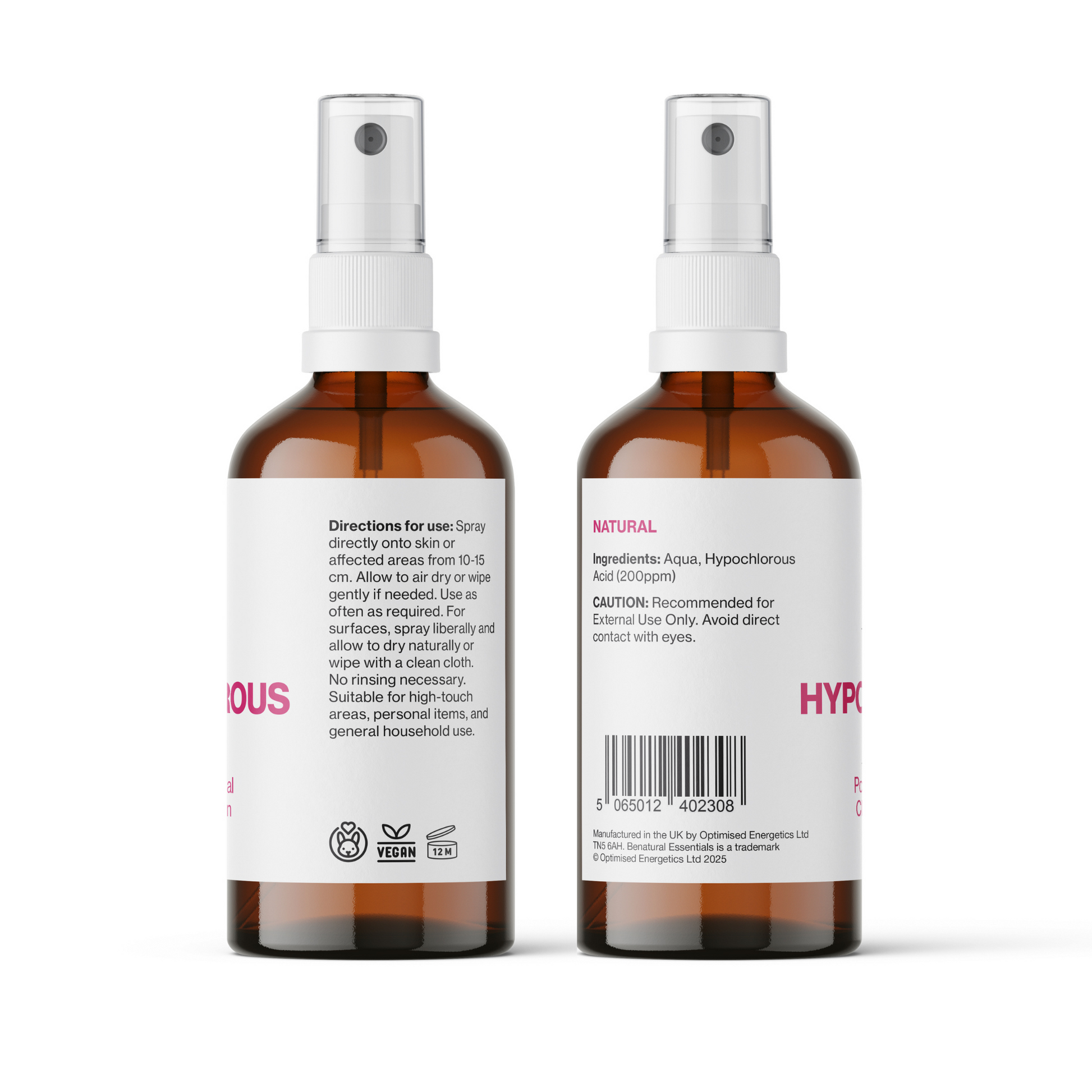 200ppm Hypochlorous Spray 100ml