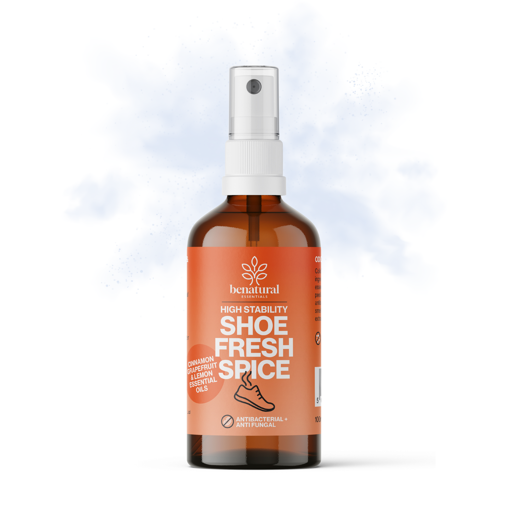 Shoe Fresh Spice Deodoriser with Cinnamon, Grapefruit & Lemon Essential Oil 100ml