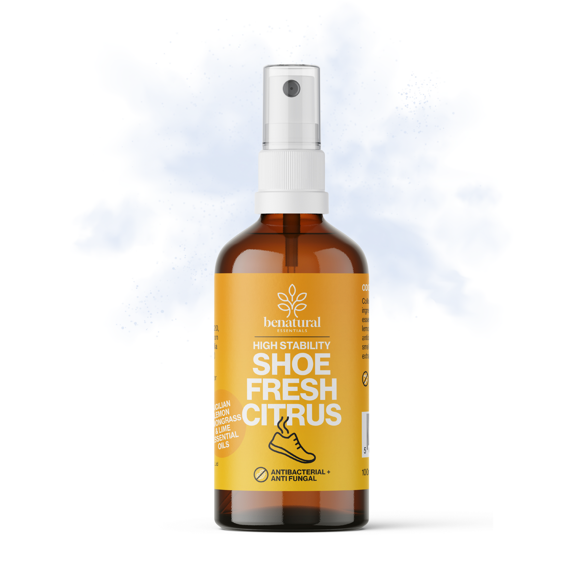 Shoe Fresh Citrus Deodoriser with Lemon, Lemongrass & Lime Essential Oil 100ml