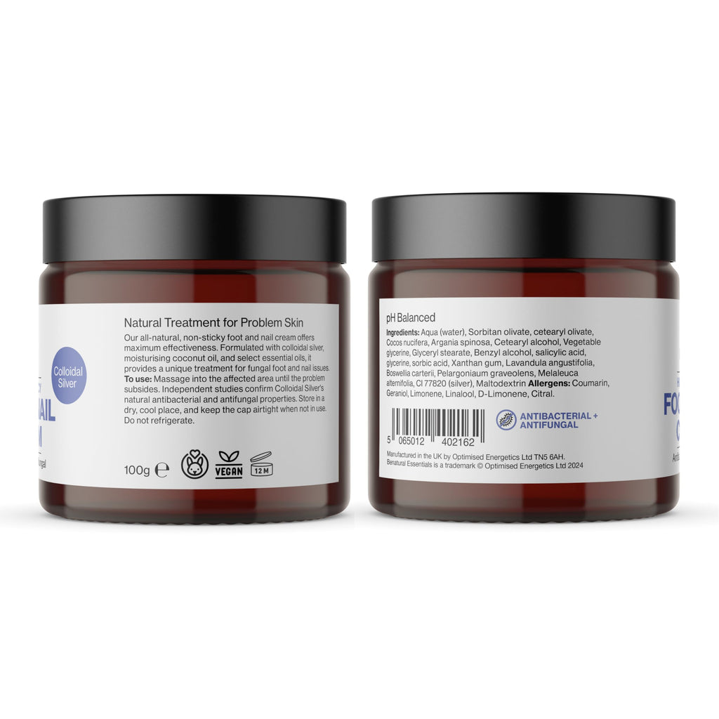 Premium Colloidal Silver Foot & Nail Cream 100g
