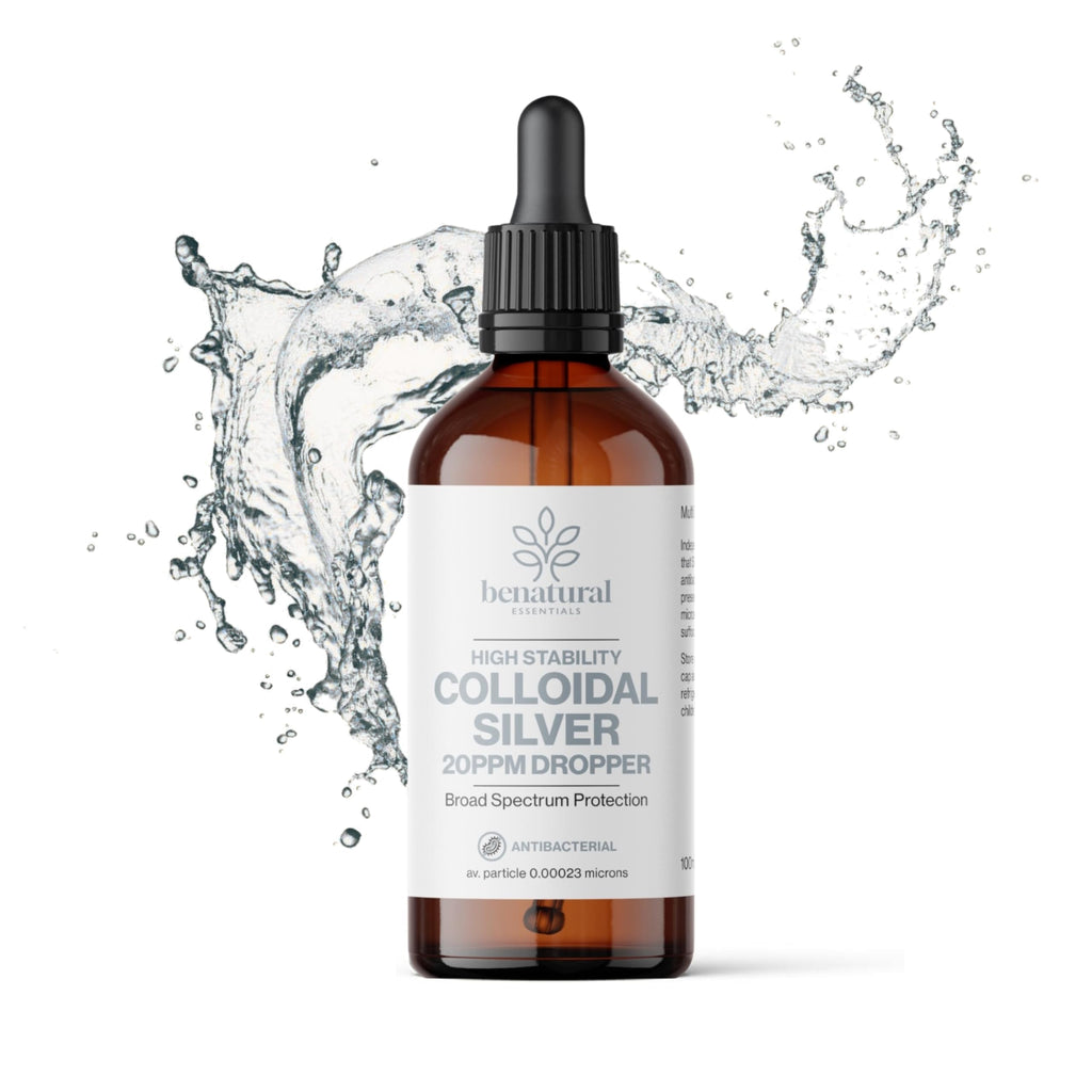 20PPM Colloidal Silver 100ml Dropper Bottle