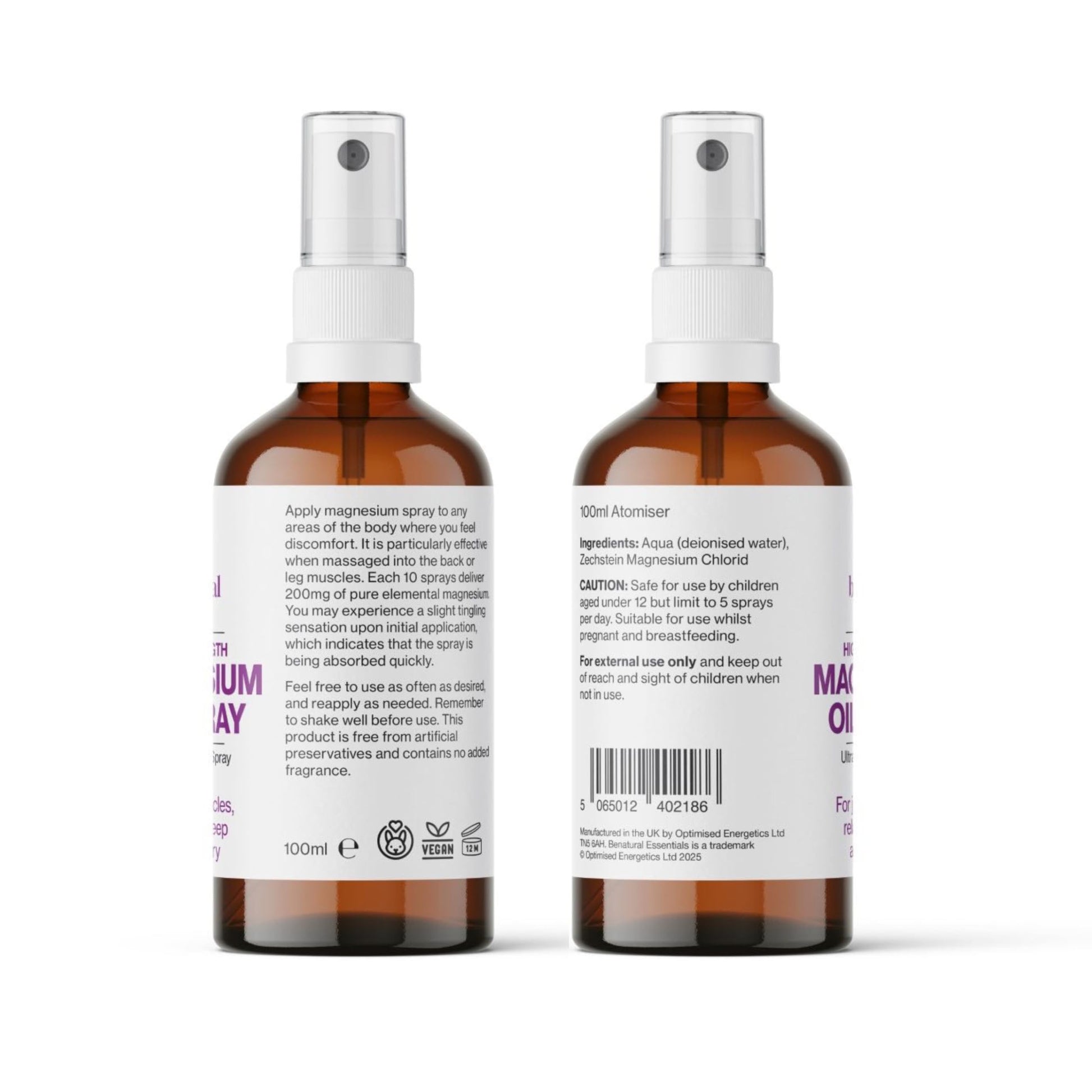 All Natural Magnesium Spray 100g
